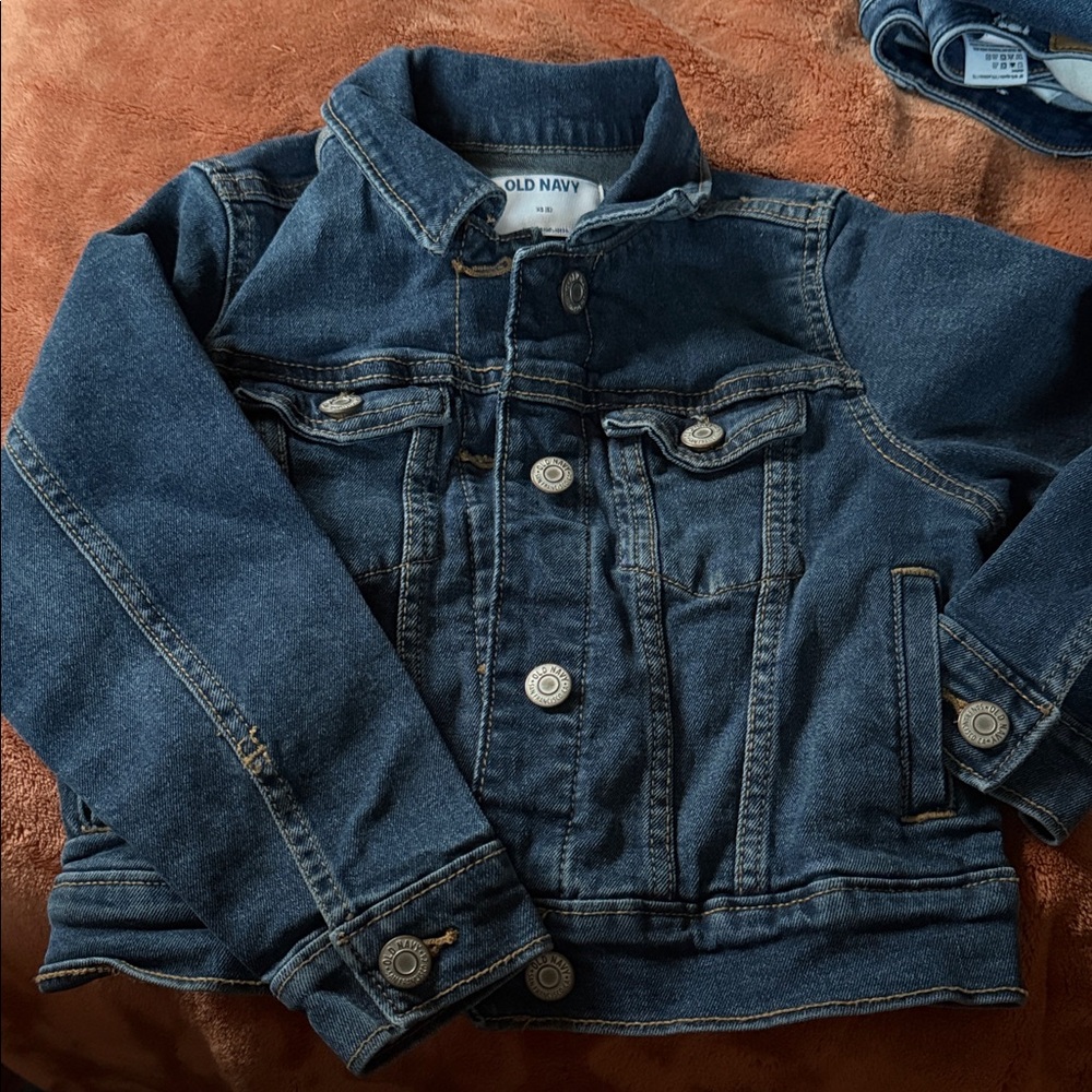 Old Navy Kids Classic Denim Jacket - Dark Blue